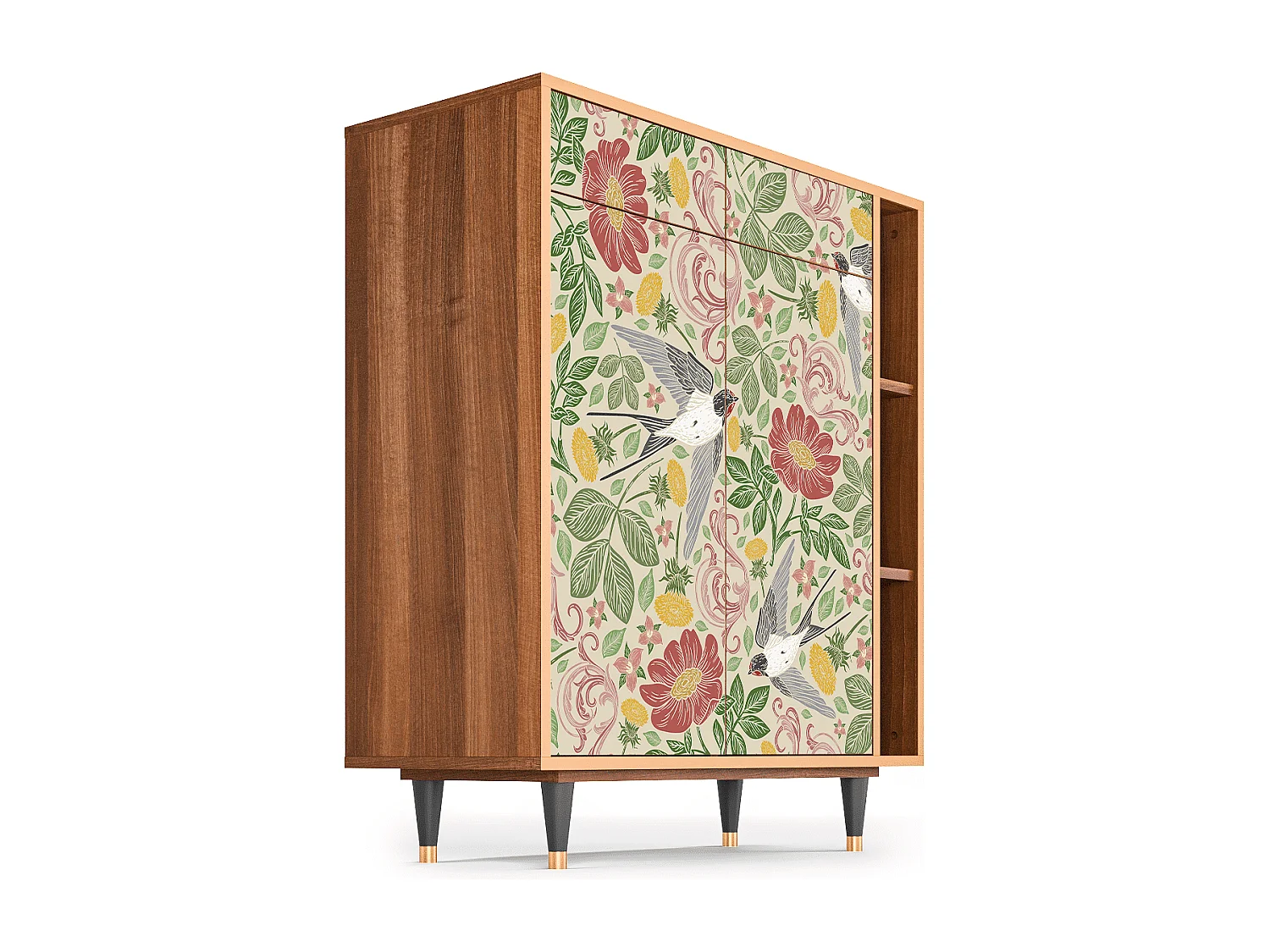 Buffet - 96х110х41 cm - BS6 - Spring Swallow, Noyer