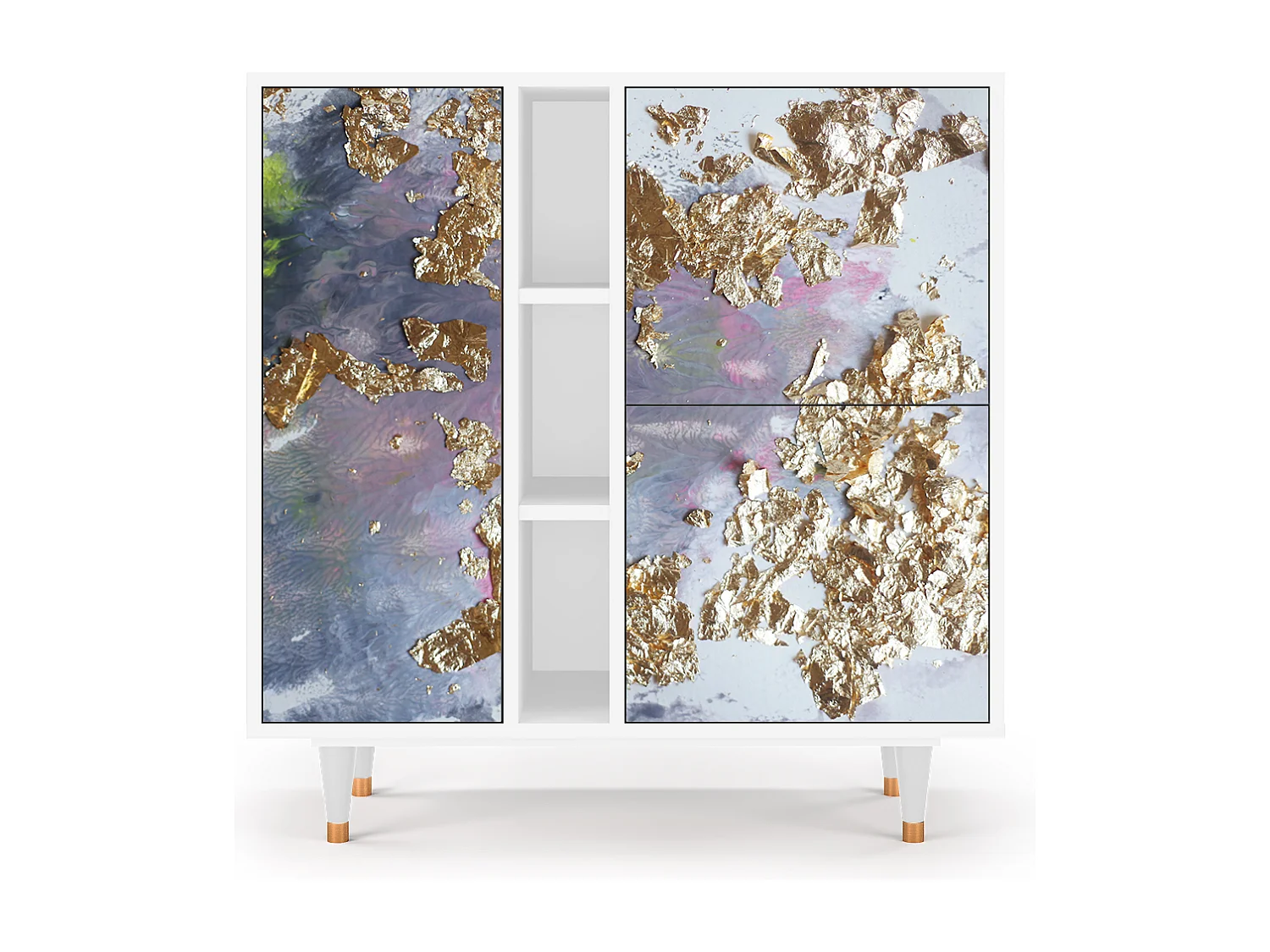 Aparador - 94х96х41 cm - BS5 - Planet Earth, Branco