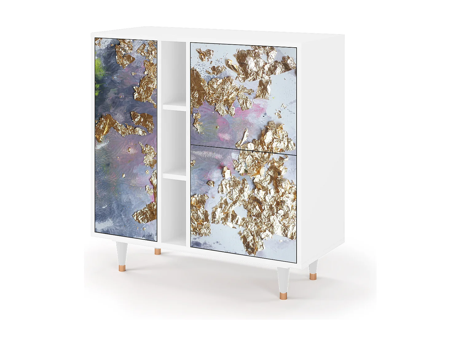 Aparador - 94х96х41 cm - BS5 - Planet Earth, Branco