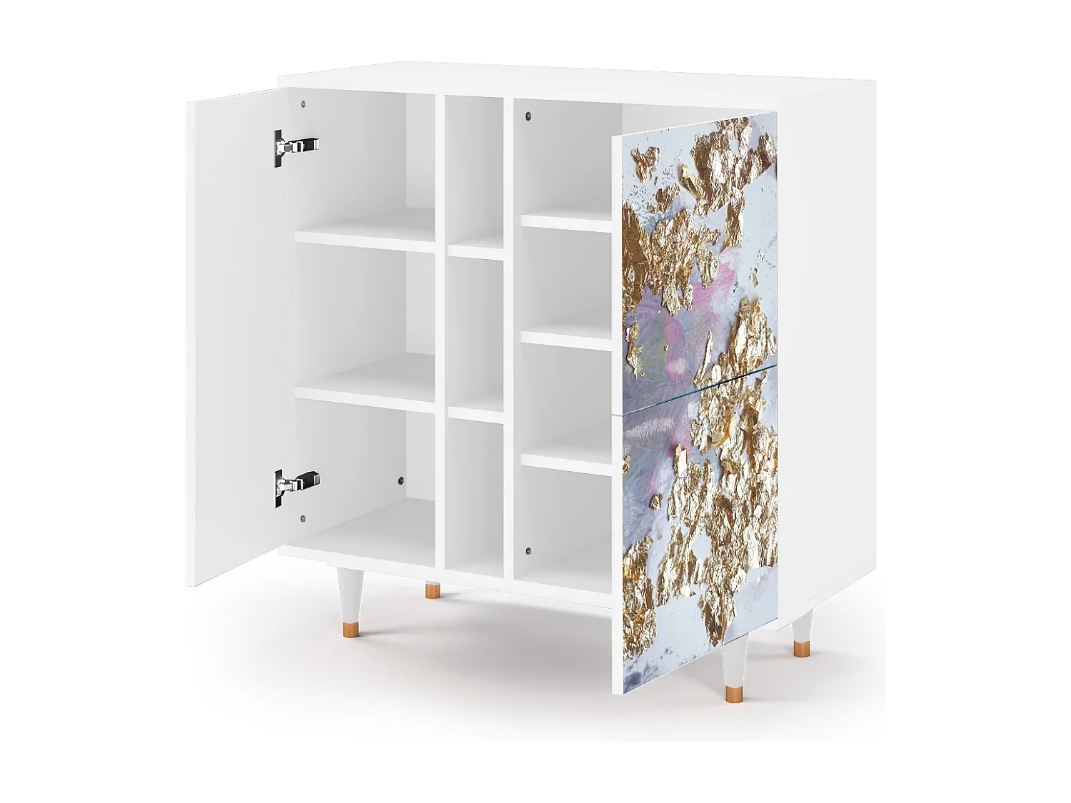 Aparador - 94х96х41 cm - BS5 - Planet Earth, Branco