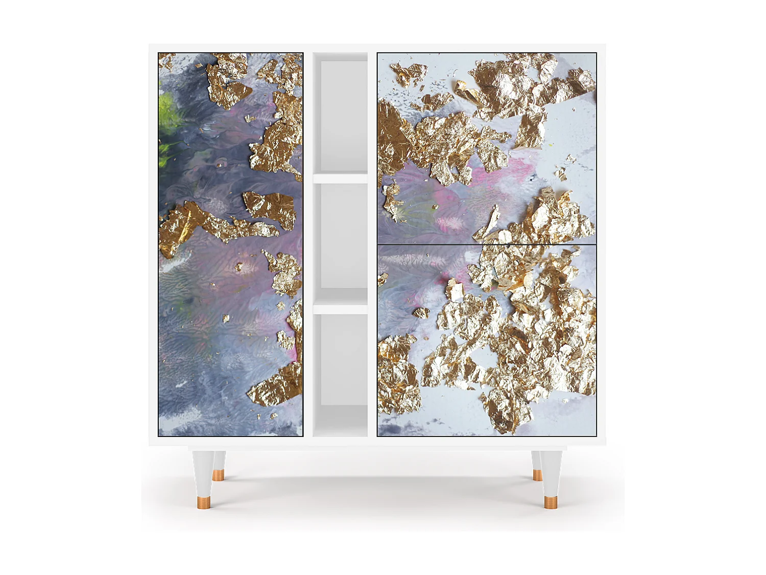 Kredens - 94х96х41 cm - BS5 - Planet Earth, Biały