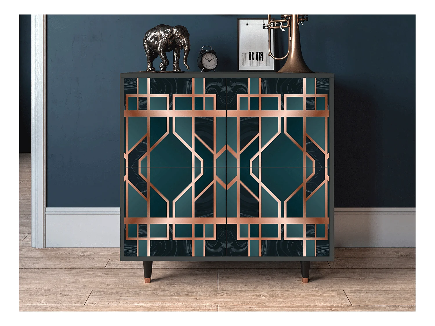 Buffet - 94x96x48 cm - BS3 - Emerald Metro, Anthracite