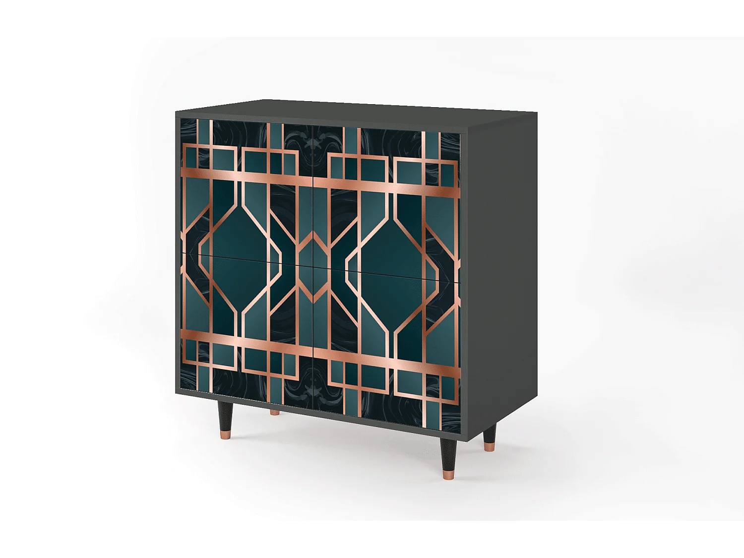 Buffet - 94x96x48 cm - BS3 - Emerald Metro, Anthracite