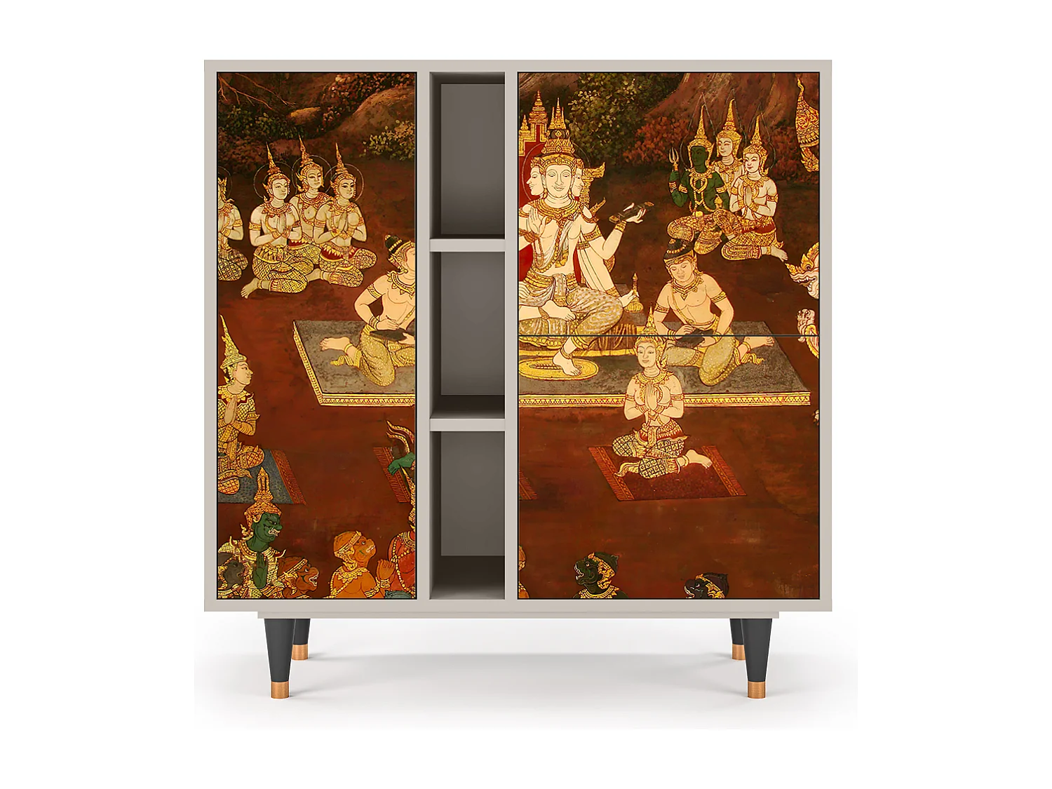 Kredens - 94х96х41 cm - BS5 - Malyavan, Piaskowy