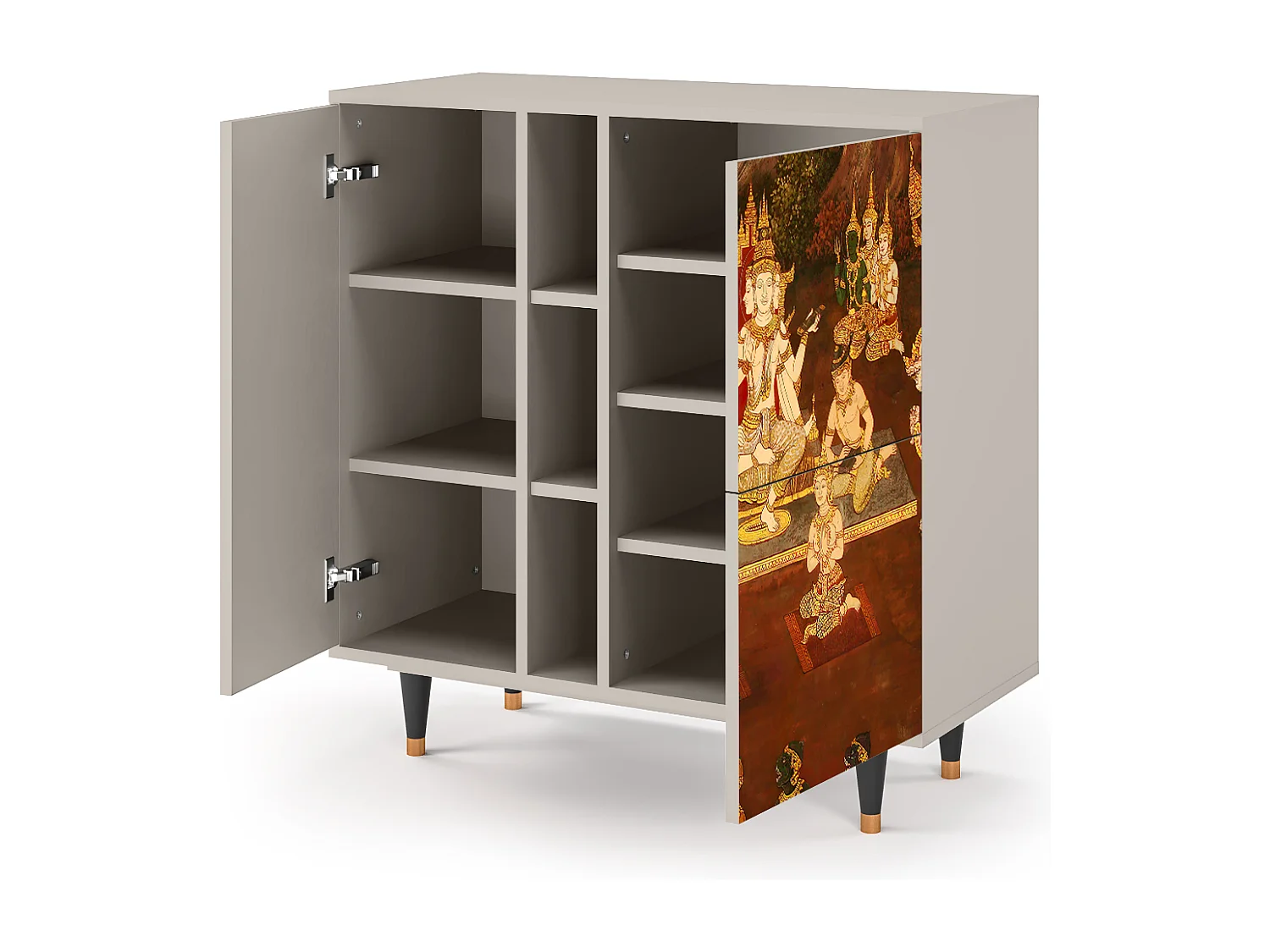 Kredens - 94х96х41 cm - BS5 - Malyavan, Piaskowy