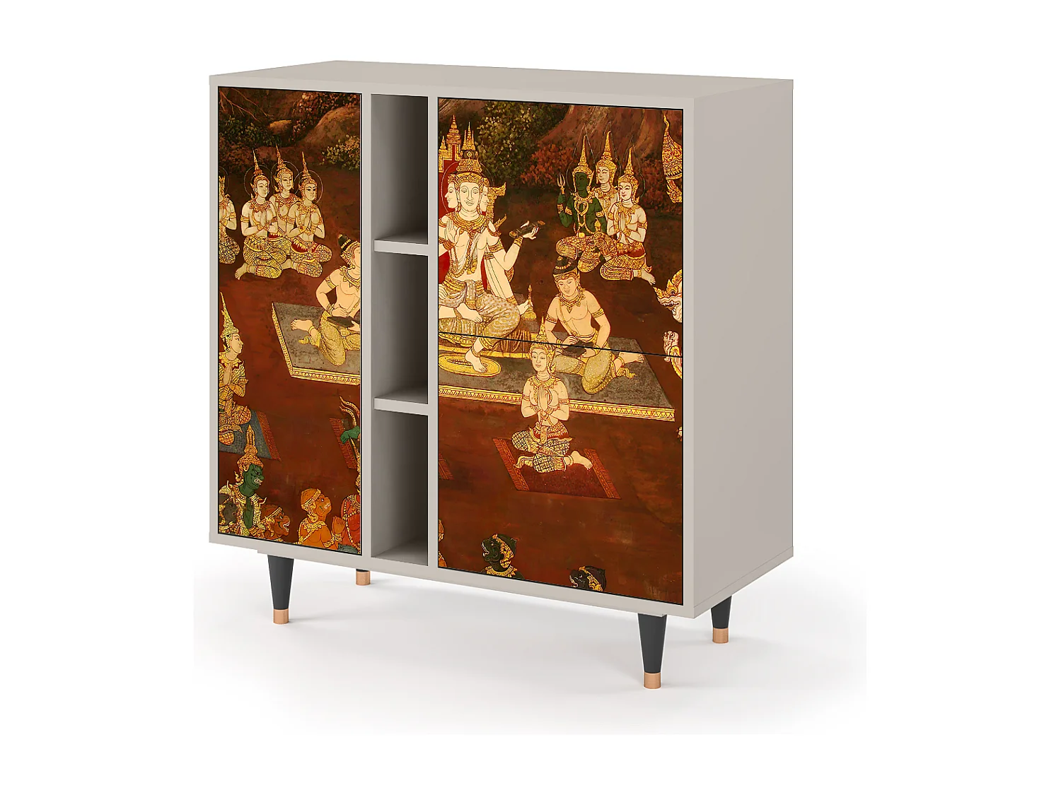 Kredens - 94х96х41 cm - BS5 - Malyavan, Piaskowy