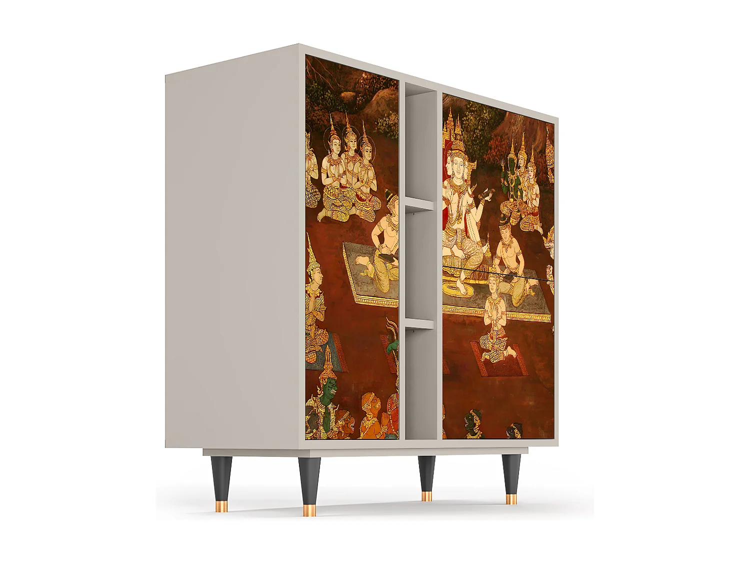 Kredens - 94х96х41 cm - BS5 - Malyavan, Piaskowy