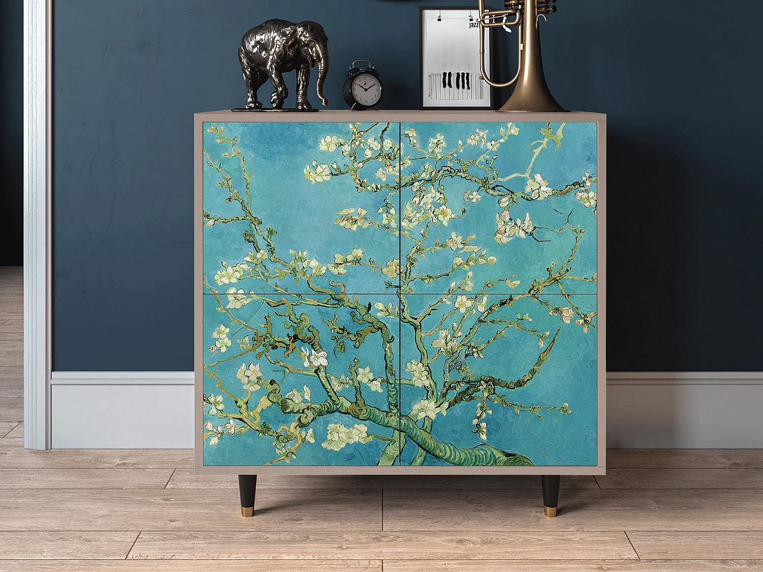 Dressoir - 94x96x48 cm - BS3 - Almond Blossom, Latte