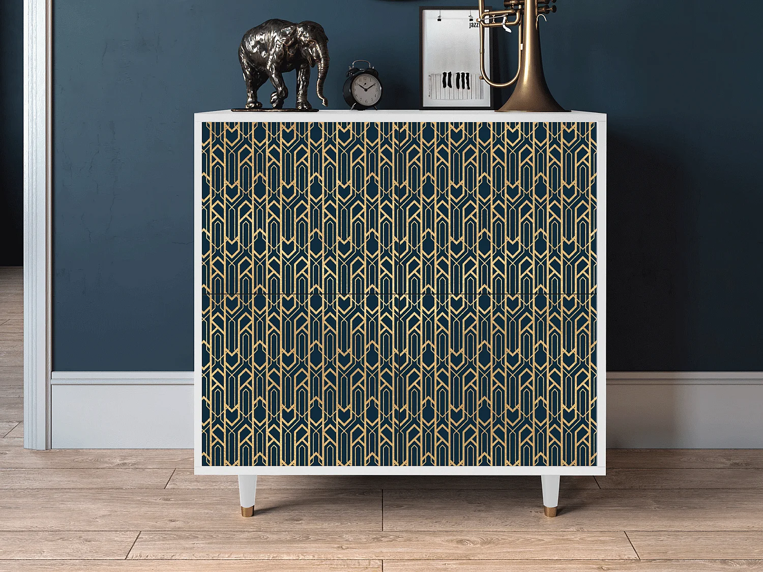 Aparador - 94x96x48 cm - BS3 - Golden Empire, Blanco