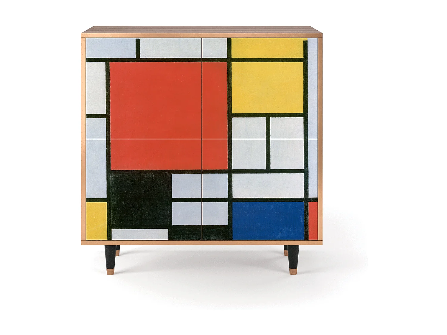 Aparador - 94x96x48 cm - BS3 - Composition, Nogueira