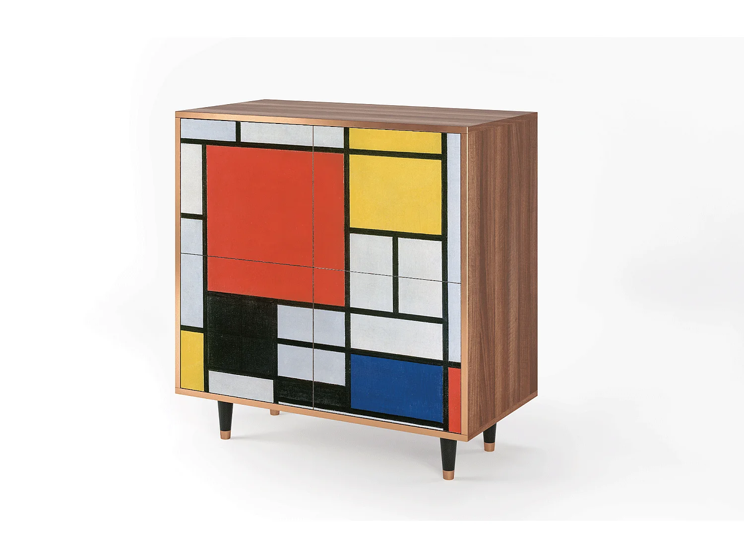 Buffet - 94x96x48 cm - BS3 - Composition, Noyer