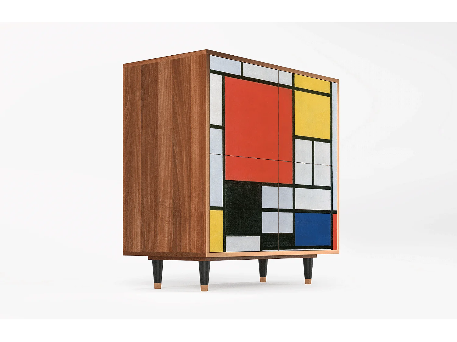 Dressoir - 94x96x48 cm - BS3 - Composition, Walnoot