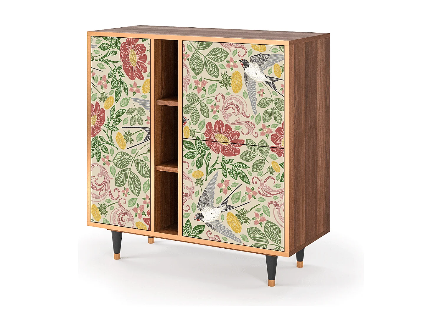 Buffet - 94х96х41 cm - BS5 - Spring Swallow, Noyer