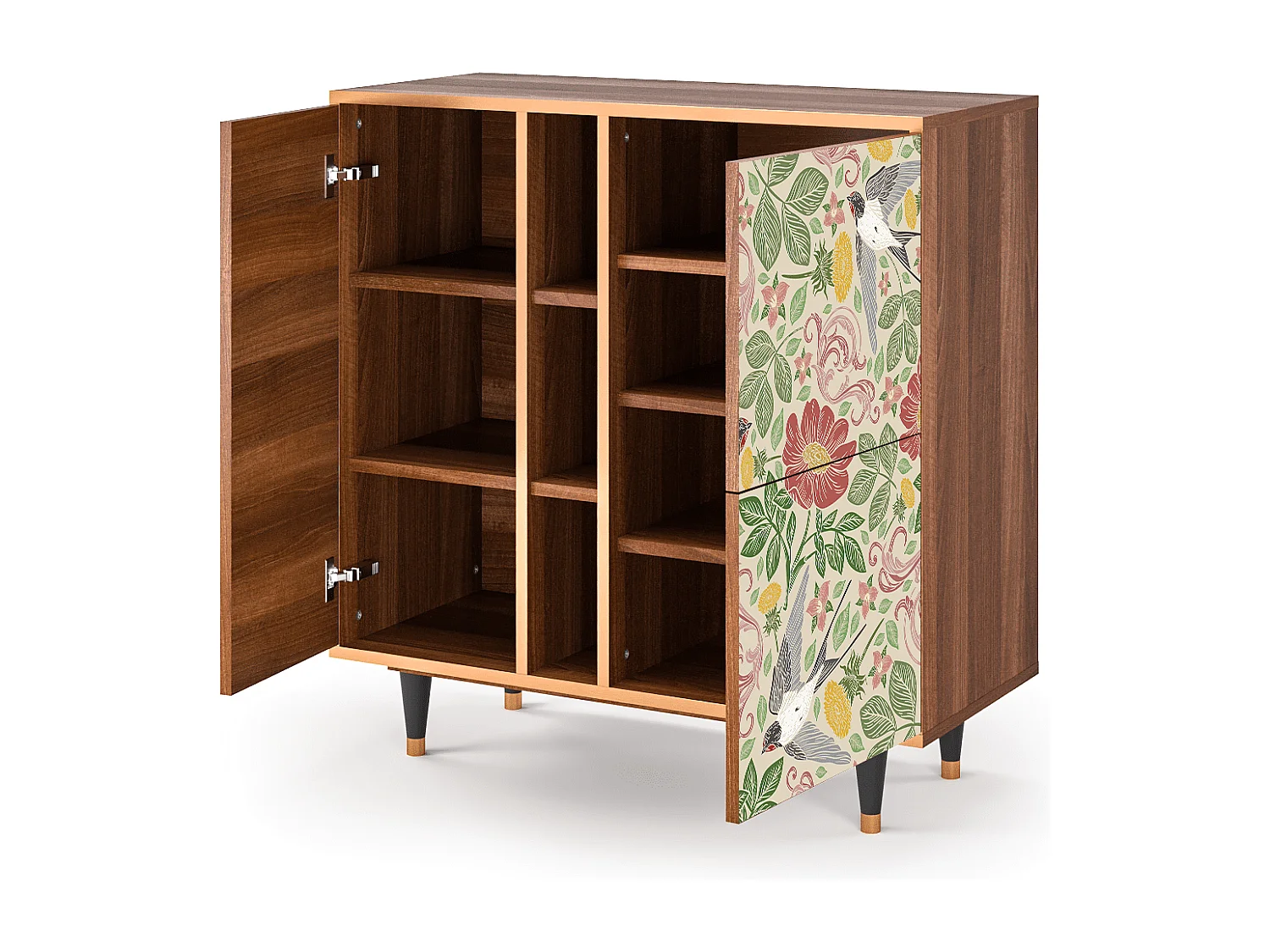 Aparador - 94х96х41 cm - BS5 - Spring Swallow, Nogal