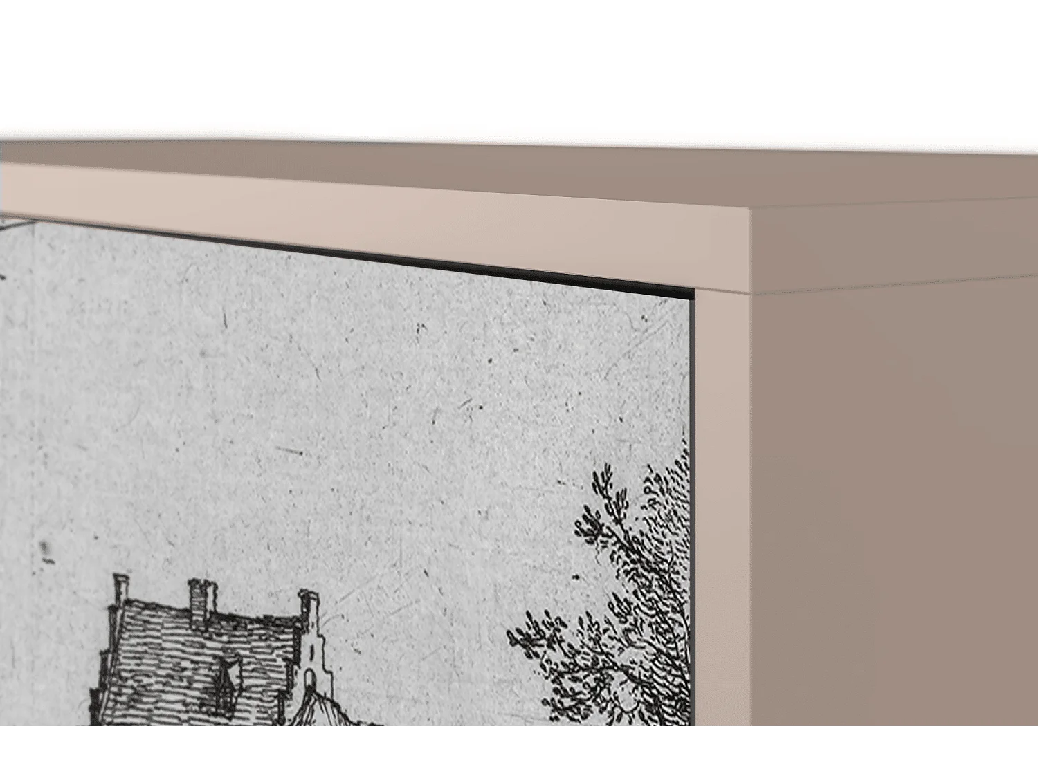 Credenza - 115х84х41 cm - S3 - Farms in a Village, Latte