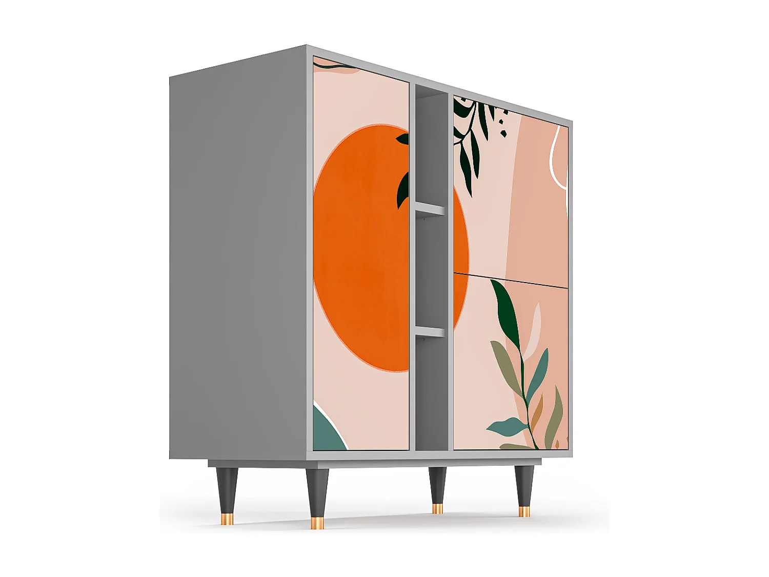 Dressoir - 94х96х41 cm - BS5 - Artwork, Grijs