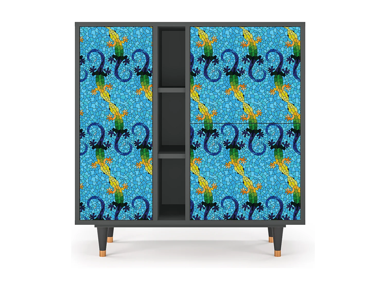 Buffet - 94х96х41 cm - BS5 - Gaudi's Lizard, Anthracite