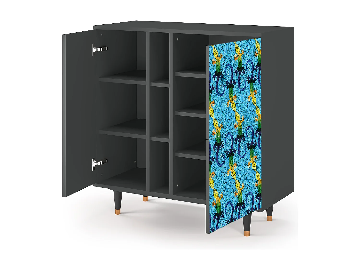 Buffet - 94х96х41 cm - BS5 - Gaudi's Lizard, Anthracite