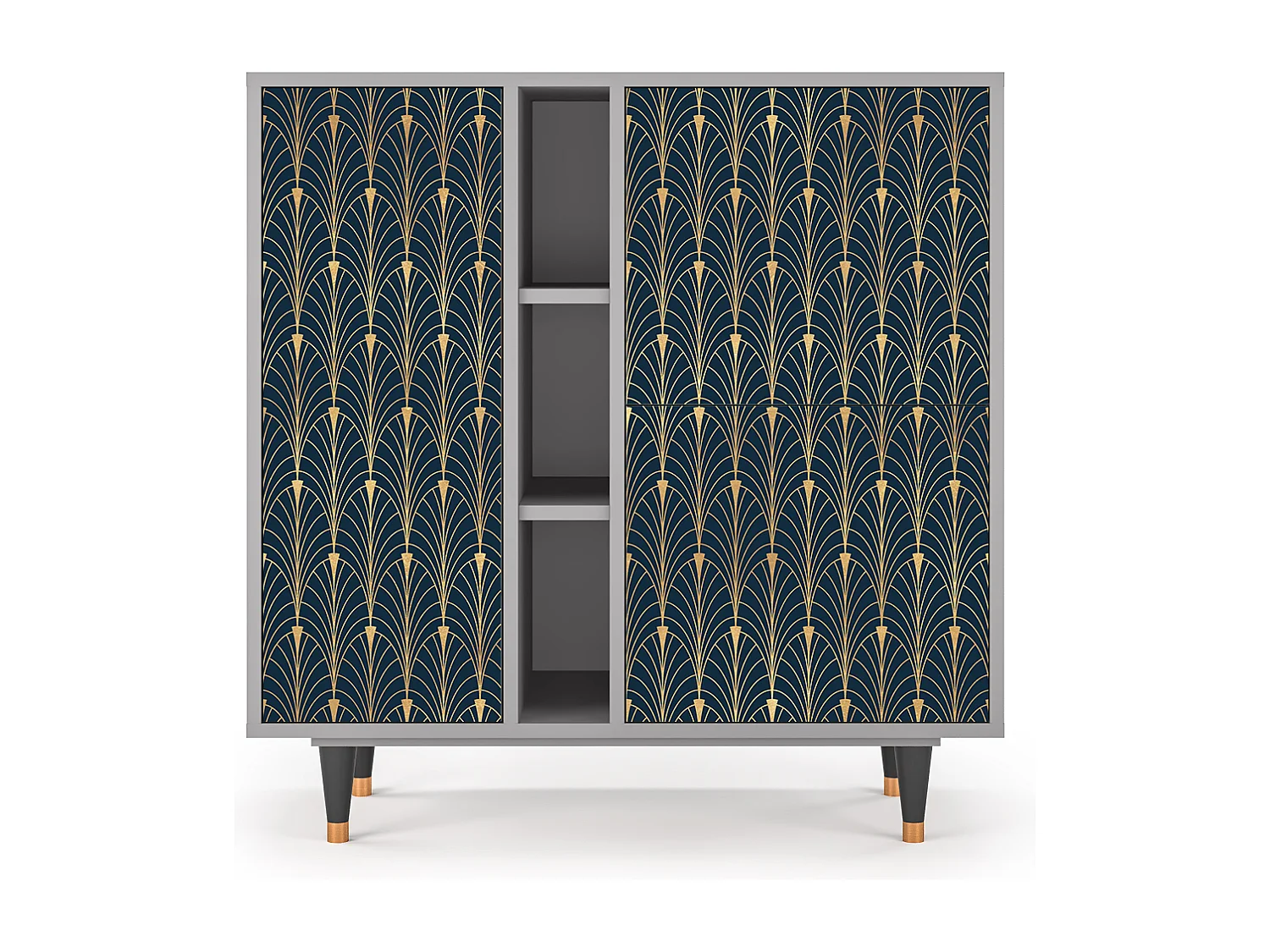 Buffet - 94х96х41 cm - BS5 - Flower of the Nile, Gris