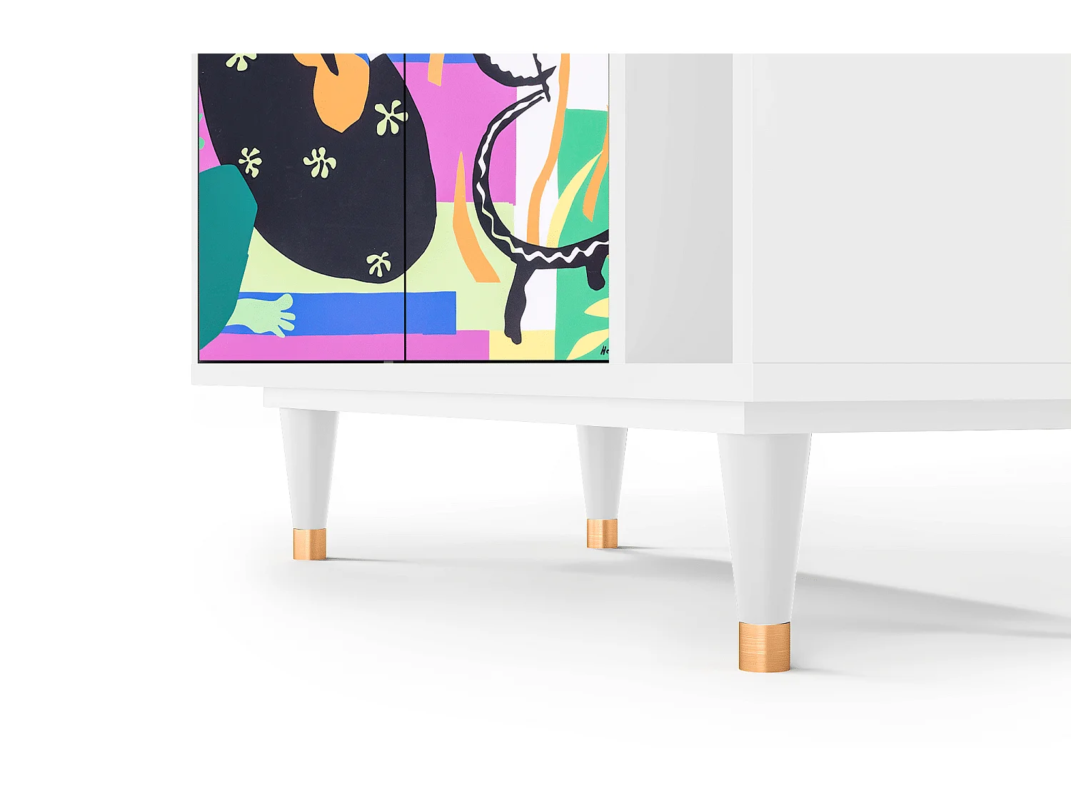 Sideboard - 96х110х41 cm - BS6 - La Tristesse du Roi, Weiß