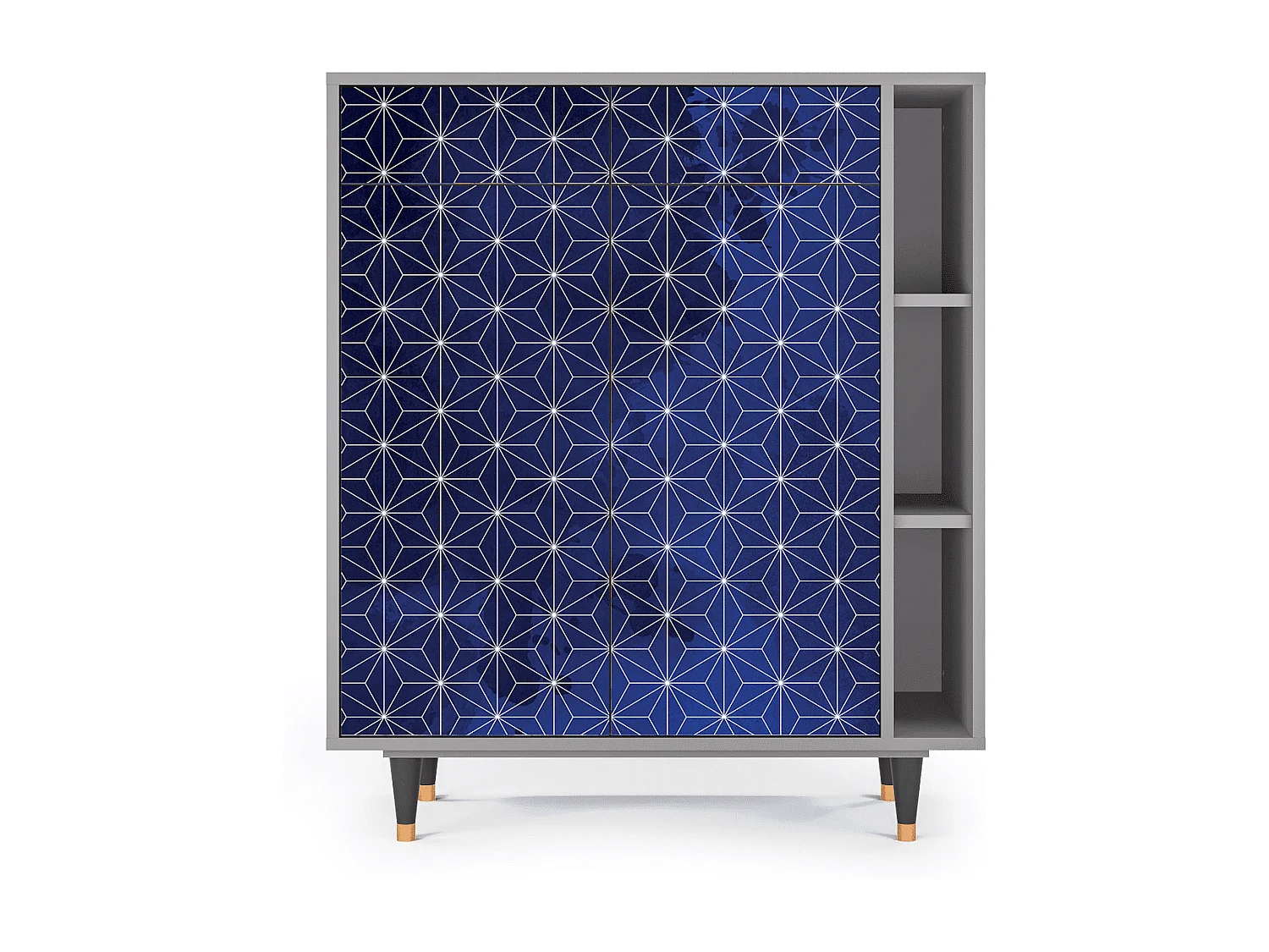 Dressoir - 96х110х41 cm - BS6 - Milky Way, Grijs