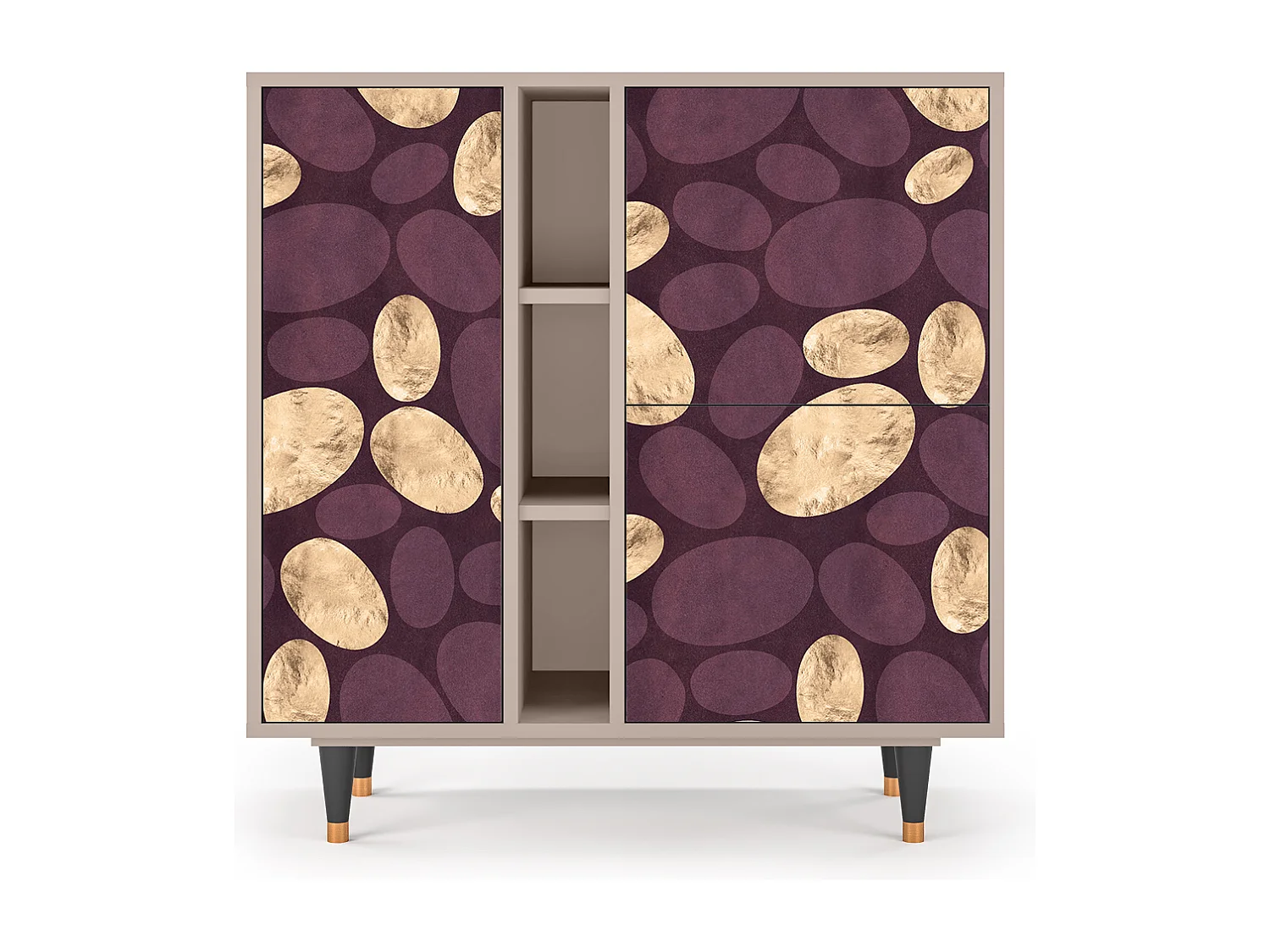 Kredens - 94х96х41 cm - BS5 - Fine Wine, Latte