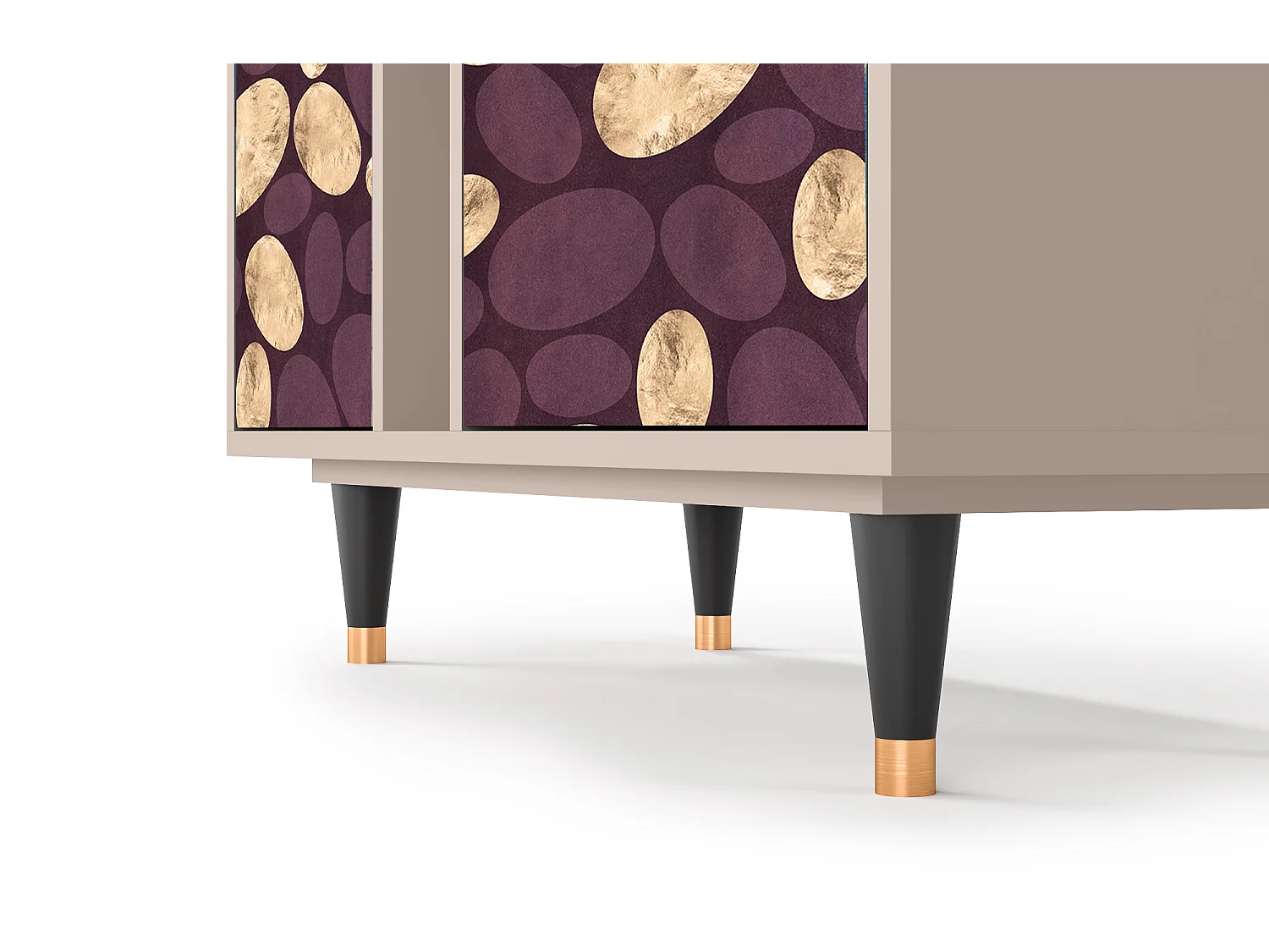 Kredens - 94х96х41 cm - BS5 - Fine Wine, Latte