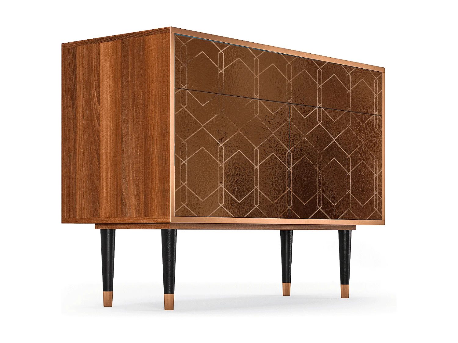 Buffet - 115x85x48 cm - BS4 - Chocolate Bar, Noyer