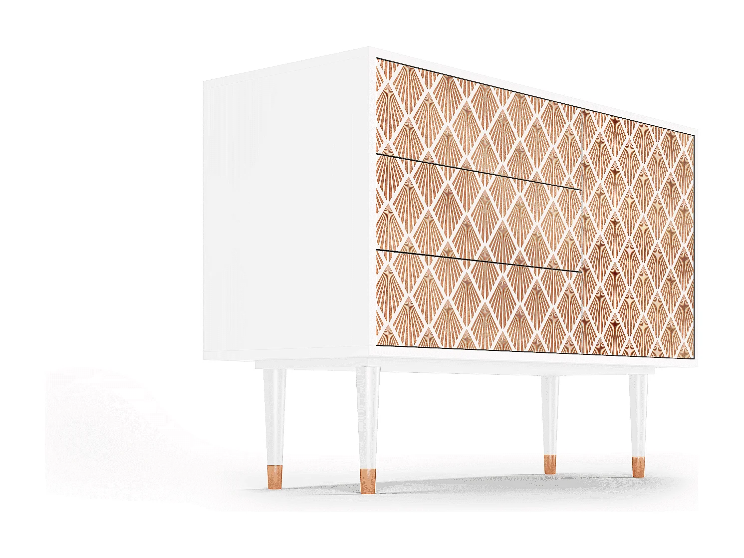 Credenza - 115х84х41 cm - S3 - Pastel Sunrise, Bianco