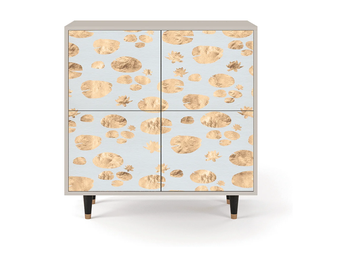 Kredens - 94x96x48 cm - BS3 - Blue Giraffe, Piaskowy