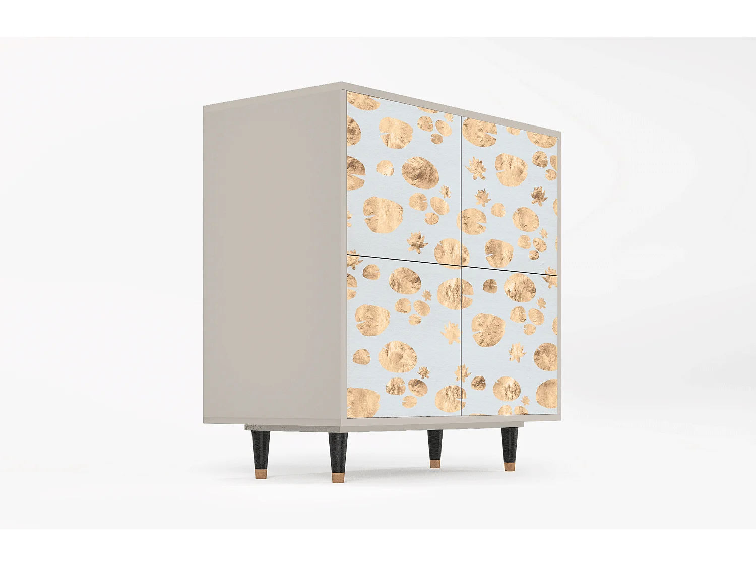 Kredens - 94x96x48 cm - BS3 - Blue Giraffe, Piaskowy