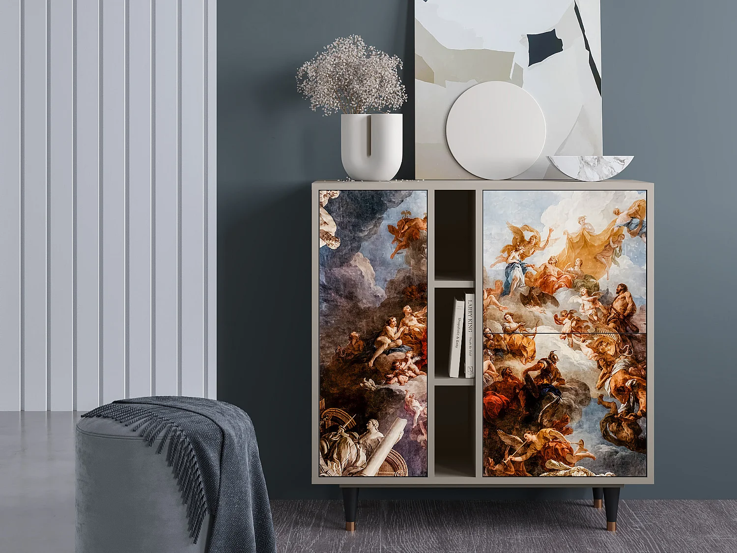 Aparador - 94х96х41 cm - BS5 - Versailles, Areia