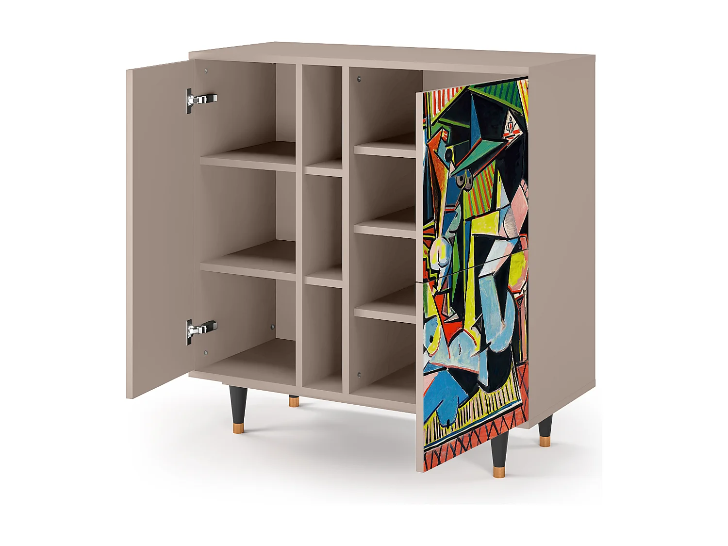 Buffet - 94х96х41 cm - BS5 - Women of Algiers, Latte