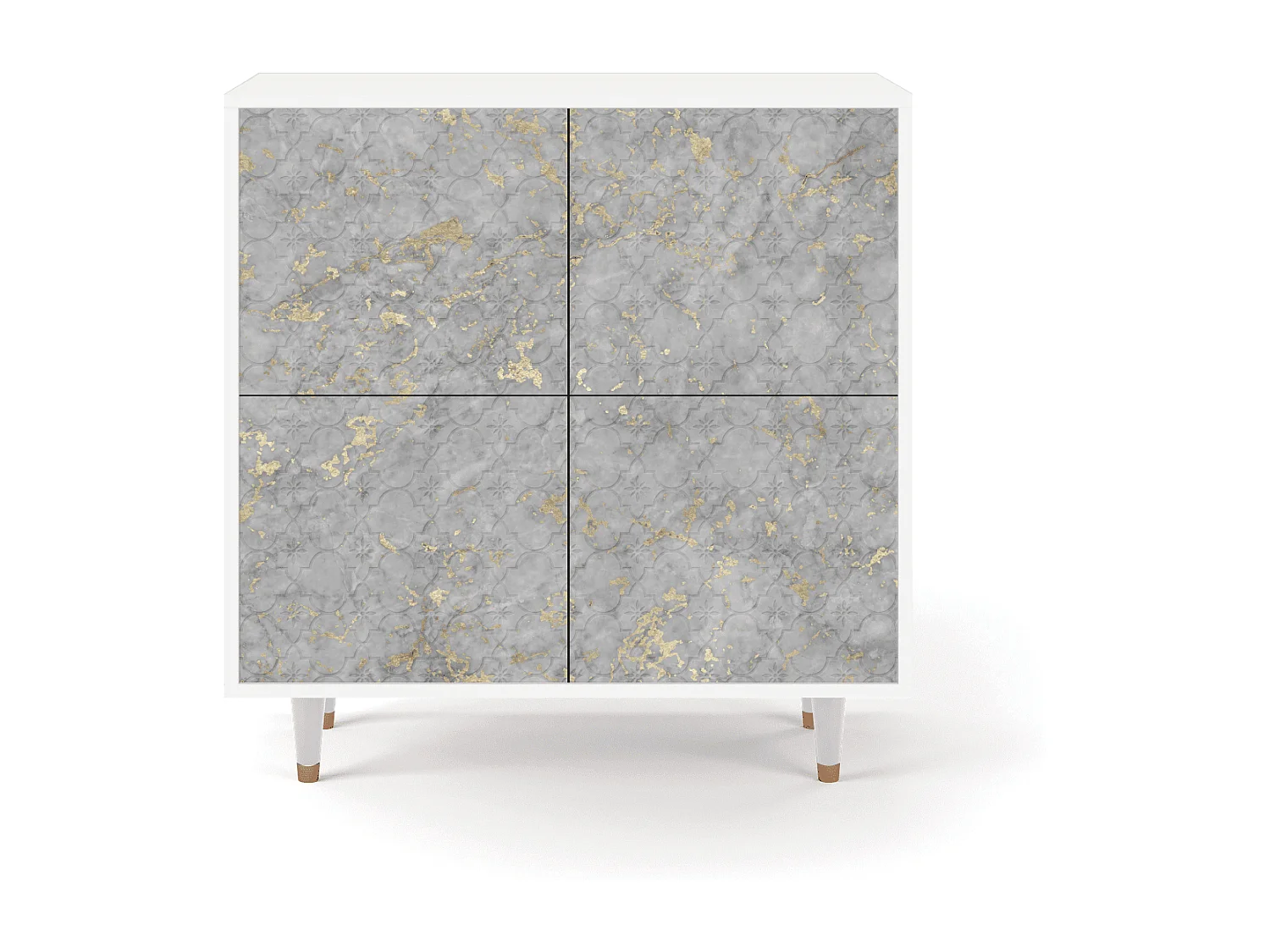 Aparador - 94x96x48 cm - BS3 - Mariana Trench, Branco