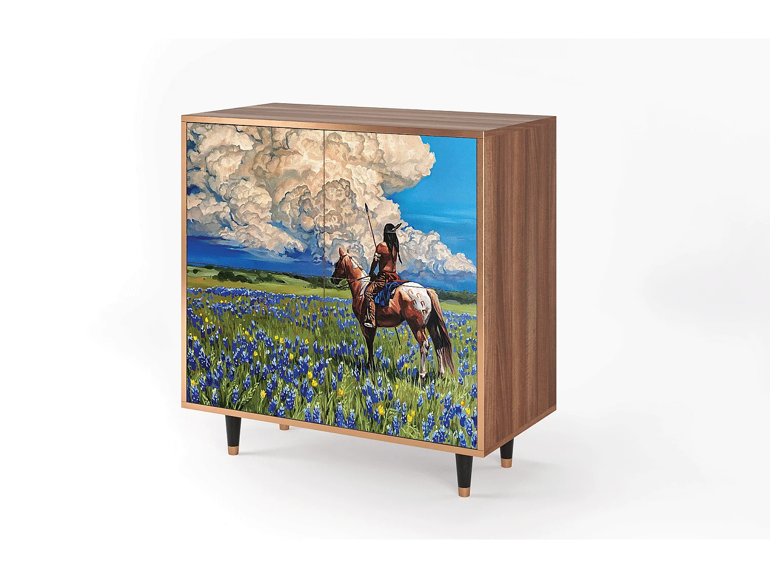 Credenza - 94x96x48 cm - BS3 - Thunderheads by Dean, Noce