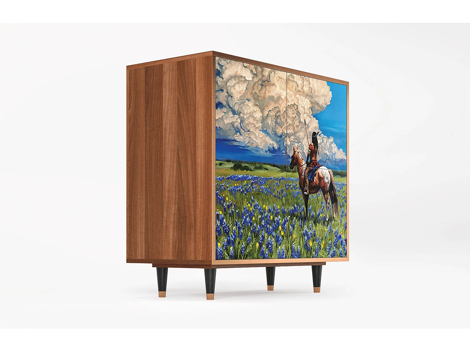 Credenza - 94x96x48 cm - BS3 - Thunderheads by Dean, Noce