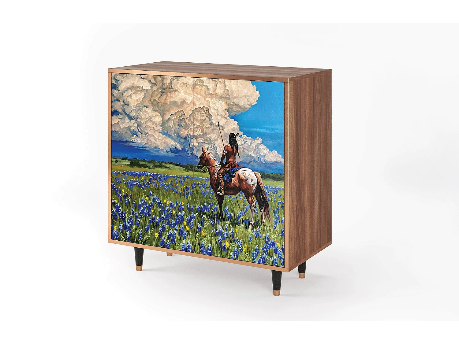 Credenza - 94x96x48 cm - BS3 - Thunderheads by Dean, Noce