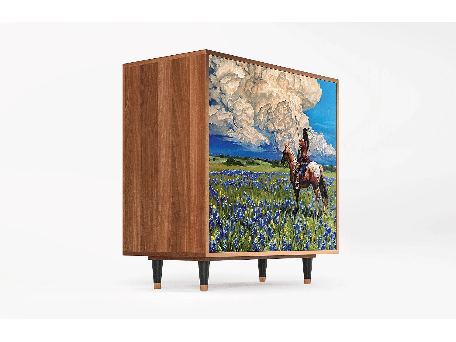 Credenza - 94x96x48 cm - BS3 - Thunderheads by Dean, Noce