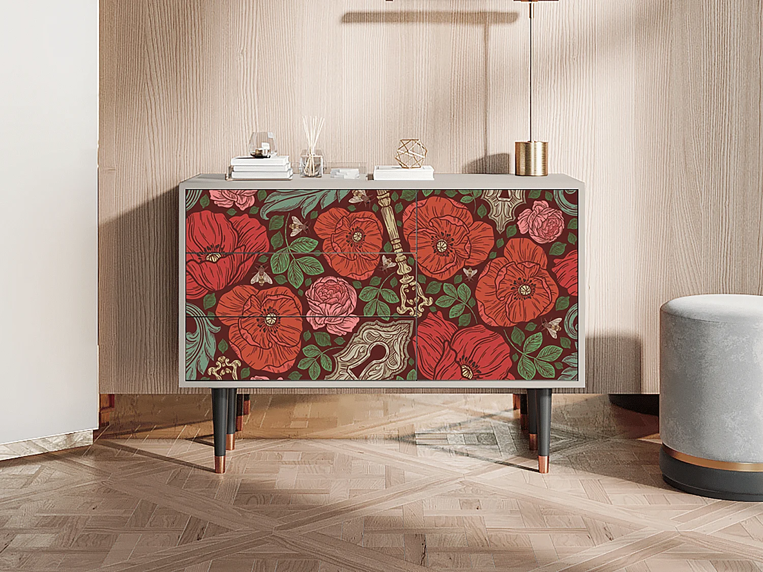 Buffet - 115х84х41 cm - S3 - Poppy Garden, Sable