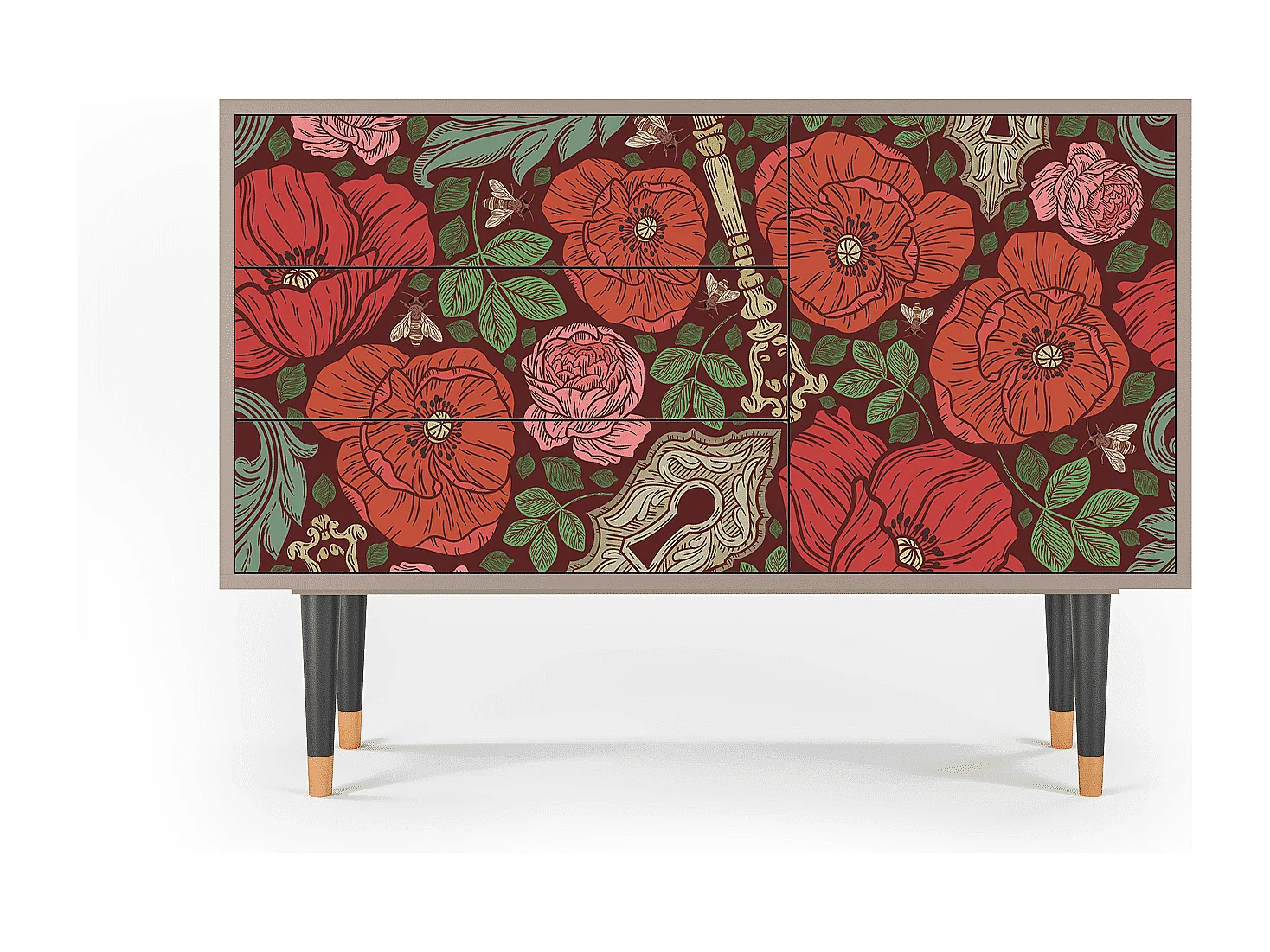 Buffet - 115х84х41 cm - S3 - Poppy Garden, Sable