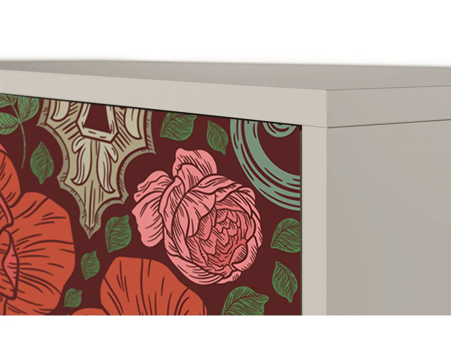 Dressoir - 115х84х41 cm - S3 - Poppy Garden, Zand