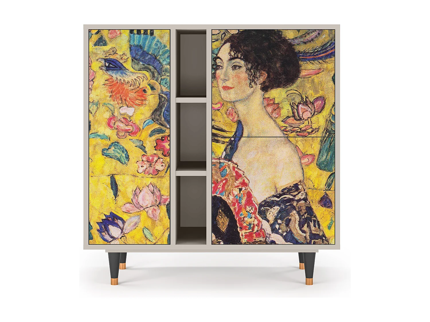 Buffet - 94х96х41 cm - BS5 - Lady with Fan by Klimt, Sable