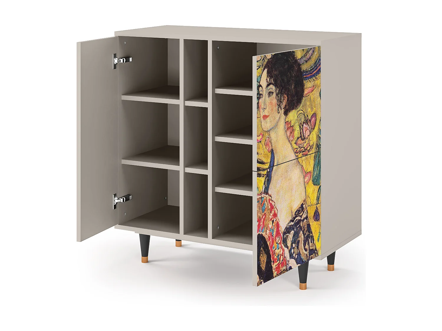 Buffet - 94х96х41 cm - BS5 - Lady with Fan by Klimt, Sable