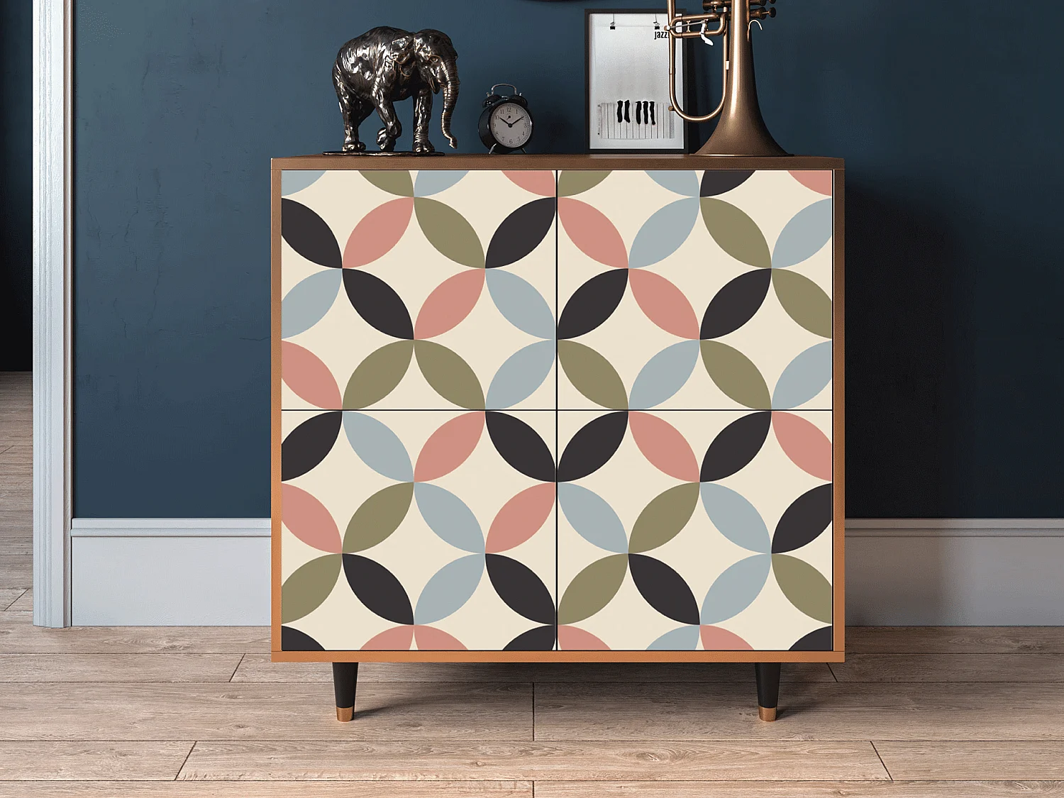 Buffet - 94x96x48 cm - BS3 - Butterfly Effect, Noyer