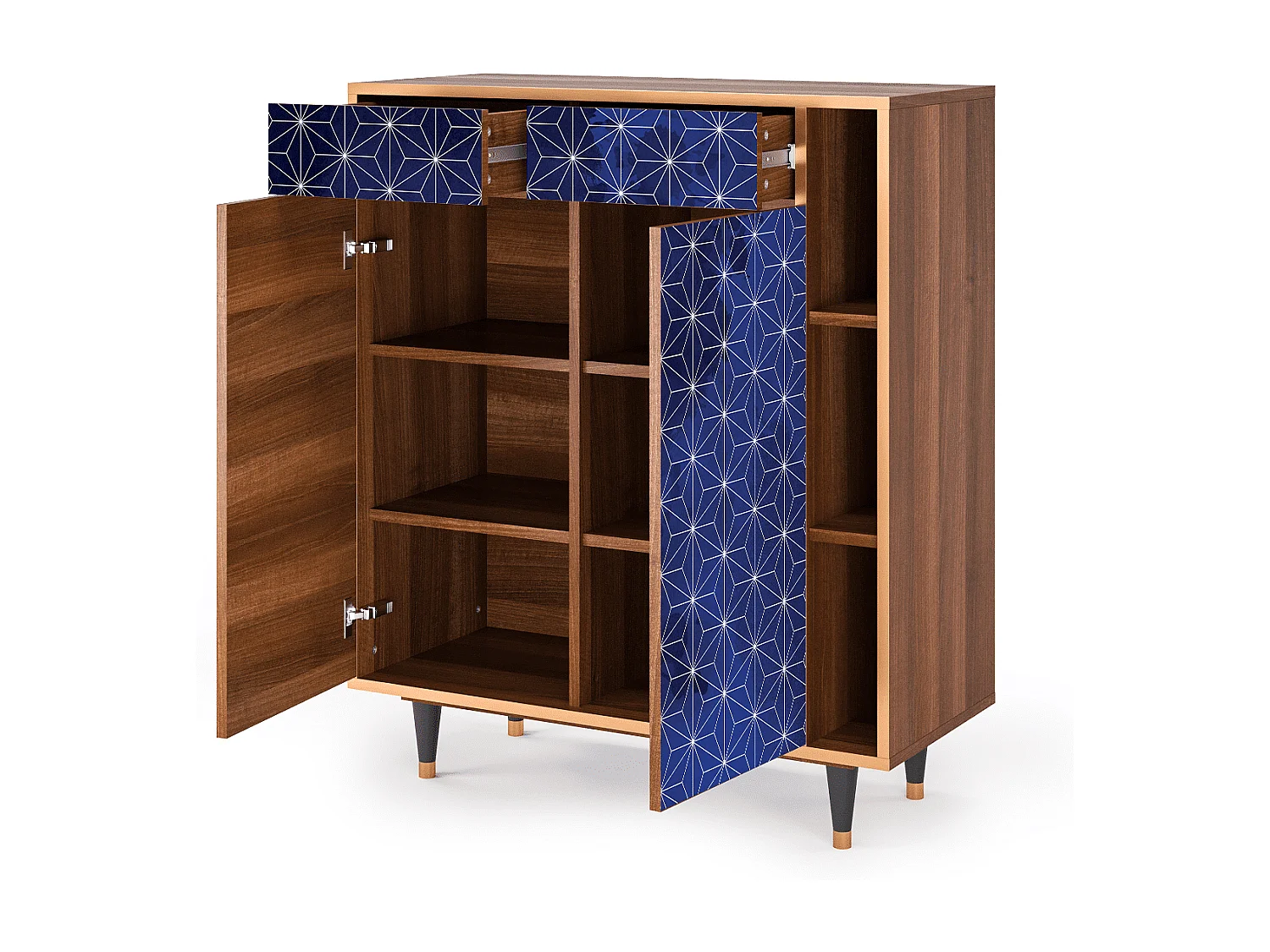 Buffet - 96х110х41 cm - BS6 - Milky Way, Noyer