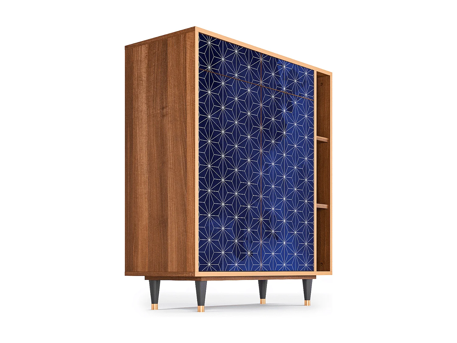 Dressoir - 96х110х41 cm - BS6 - Milky Way, Walnoot