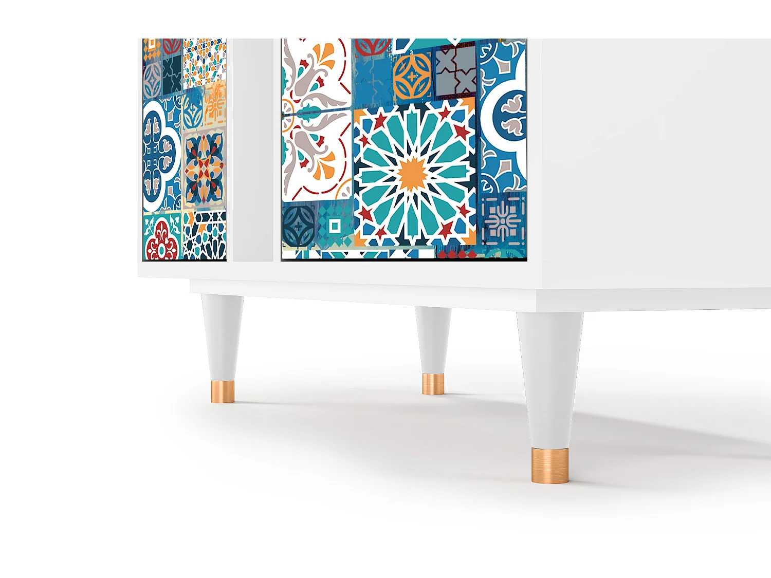 Buffet - 94х96х41 cm - BS5 - Moroccan Market, Blanc