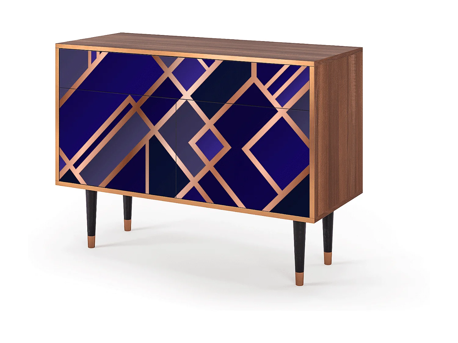 Buffet - 115x85x48 cm - BS4 - Aquamarine Getsby, Noyer