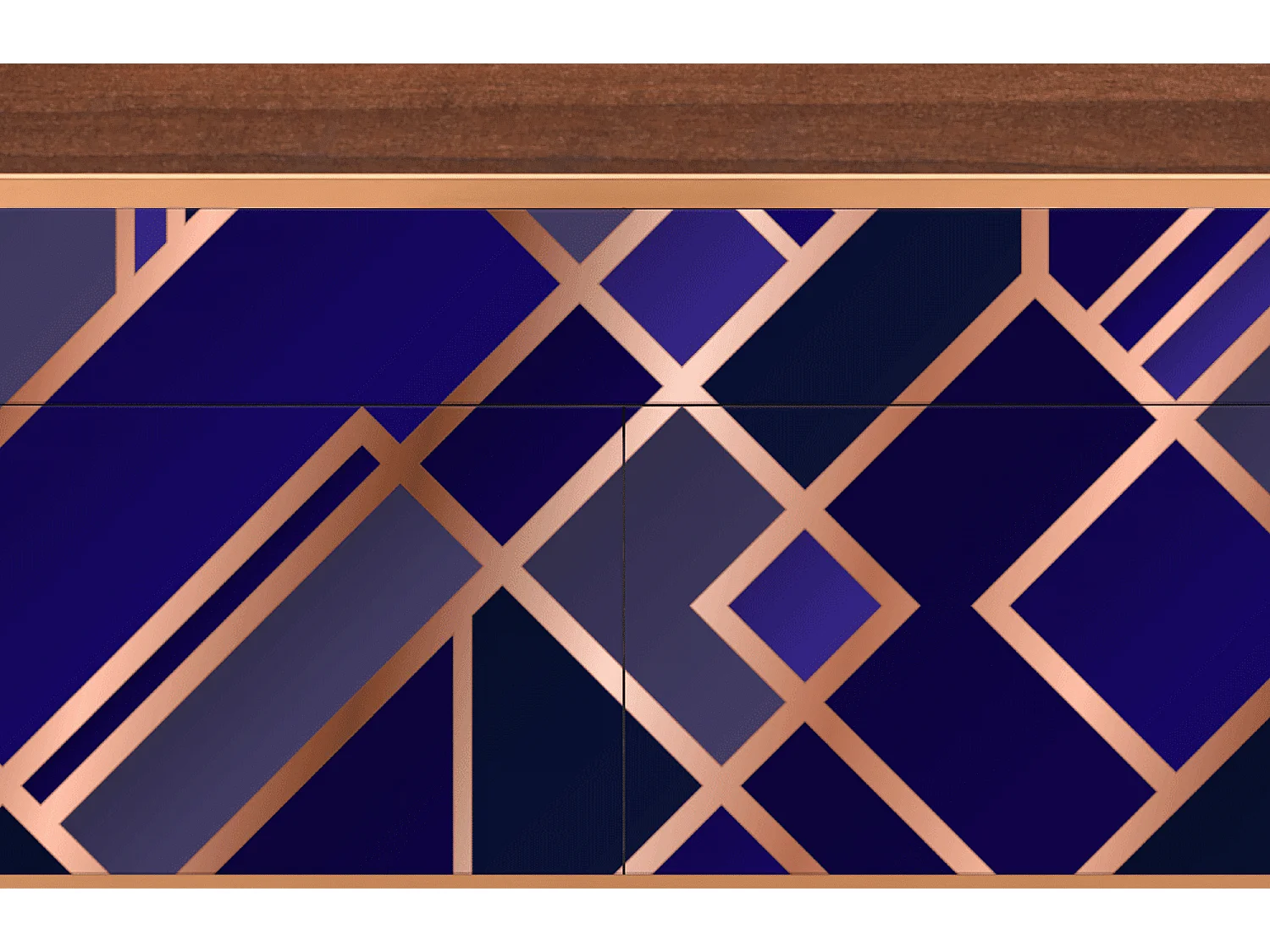 Buffet - 115x85x48 cm - BS4 - Aquamarine Getsby, Noyer