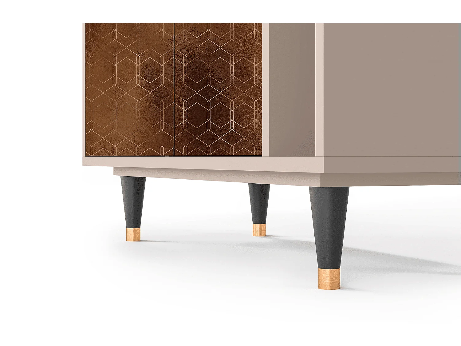 Kredens - 96х110х41 cm - BS6 - Chocolate Bar, Latte